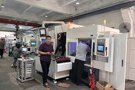 碳化硅加工企業訂購2軸研磨機